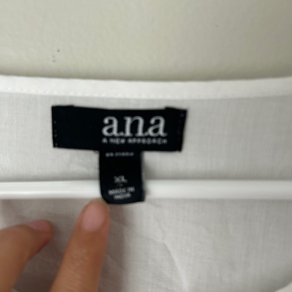 Ana White and Pink Embroidered Women's Top - Picture 4 of 12